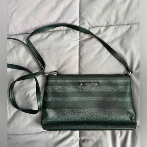 Kate Spade ♠️ Hani Haven lane sparkle/glitter Black Crossbody